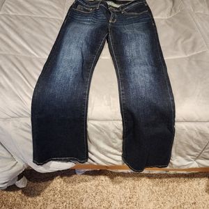 Size 28 Buckle Black Flare jeans